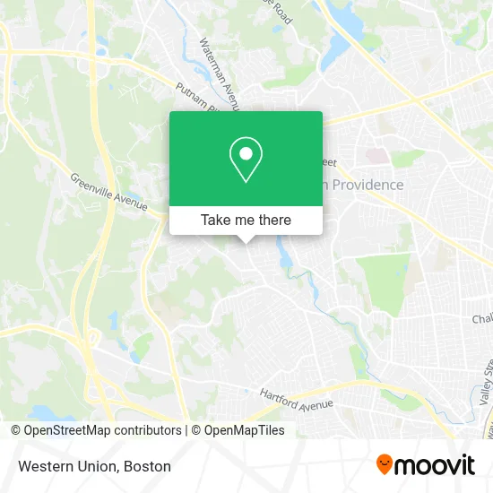 Western Union map