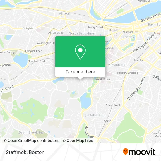 Staffmob map