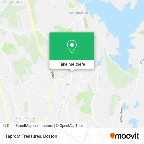 Taproot Treasures map