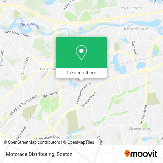 Motorace Distributing map