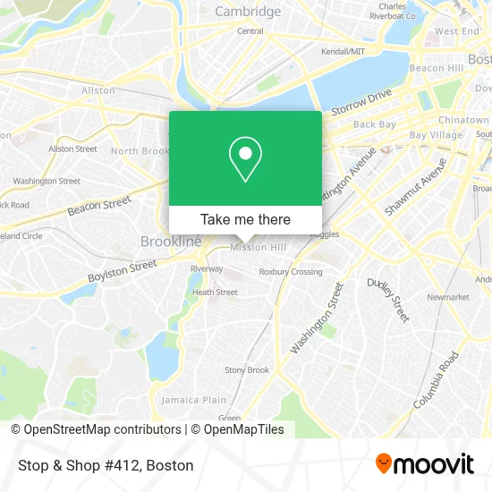 Stop & Shop #412 map