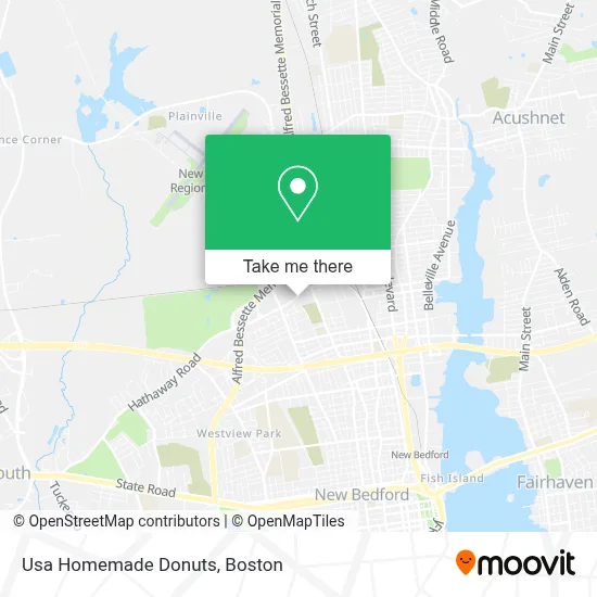Usa Homemade Donuts map