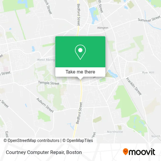 Courtney Computer Repair map
