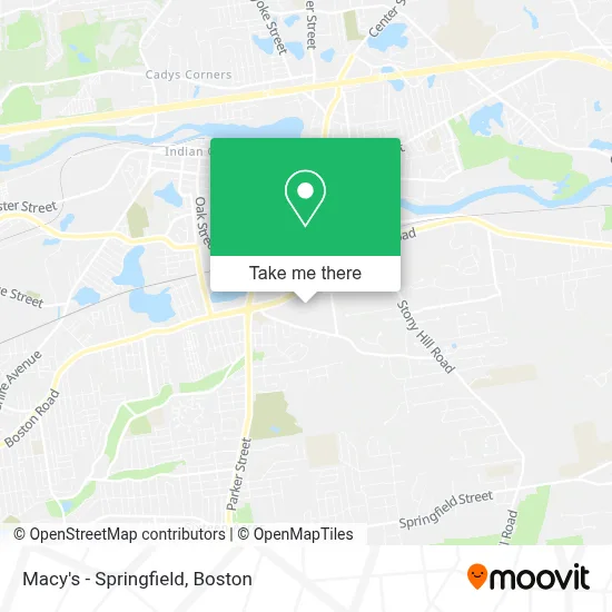 Macy's - Springfield map
