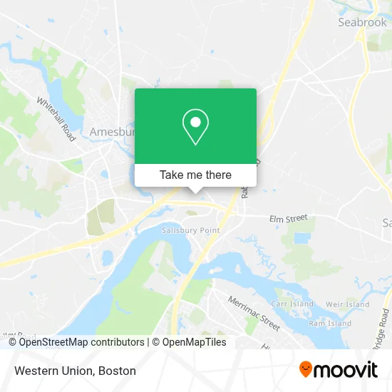 Western Union map