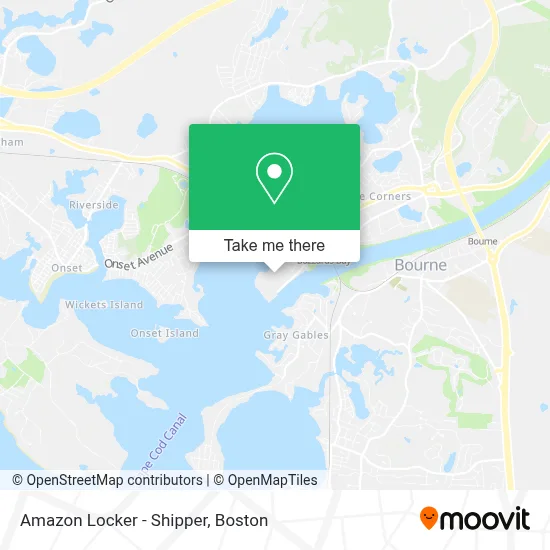 Amazon Locker - Shipper map