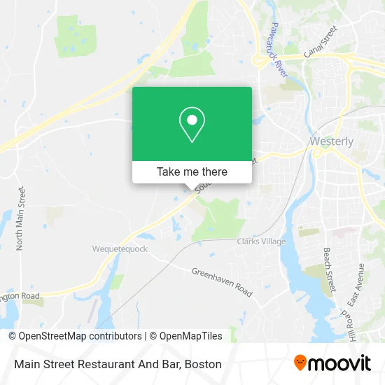 Main Street Restaurant And Bar map
