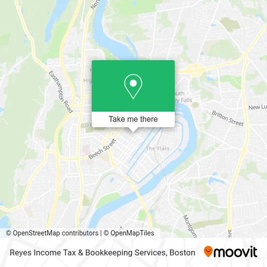 Reyes Income Tax & Bookkeeping Services map