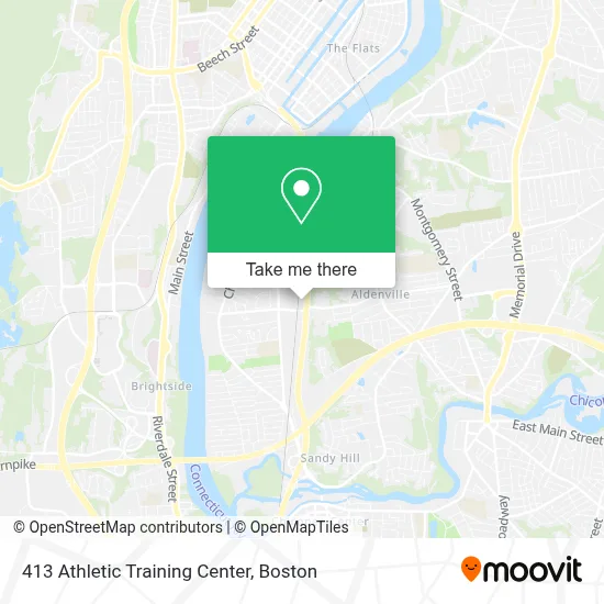 413 Athletic Training Center map