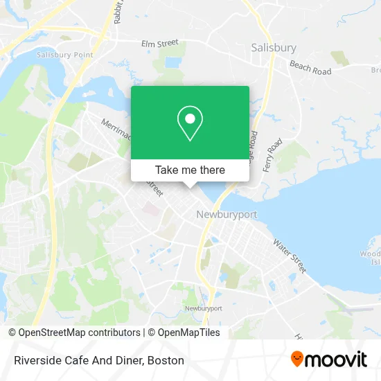 Riverside Cafe And Diner map