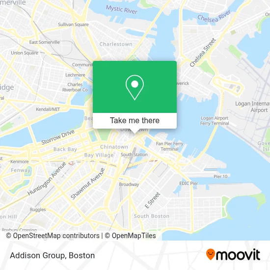 Addison Group map