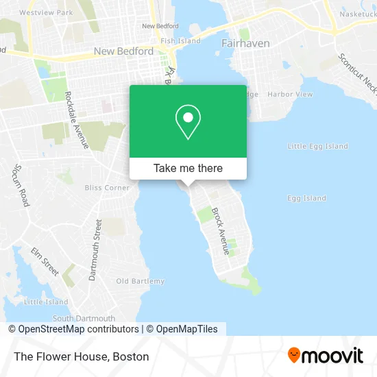 The Flower House map