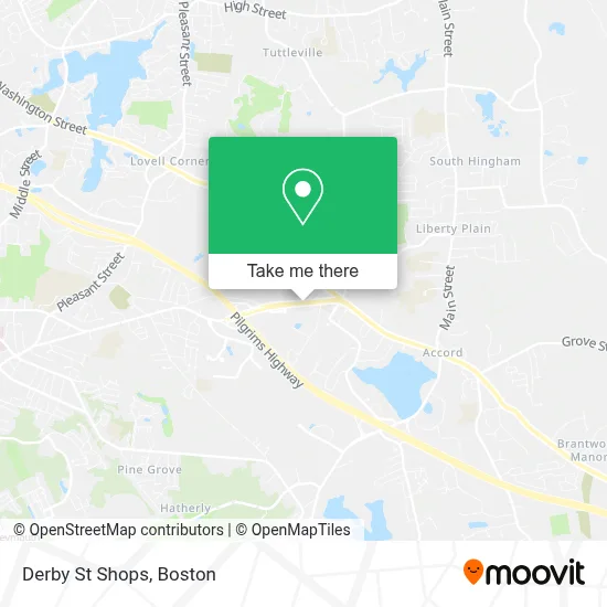 Derby St Shops map