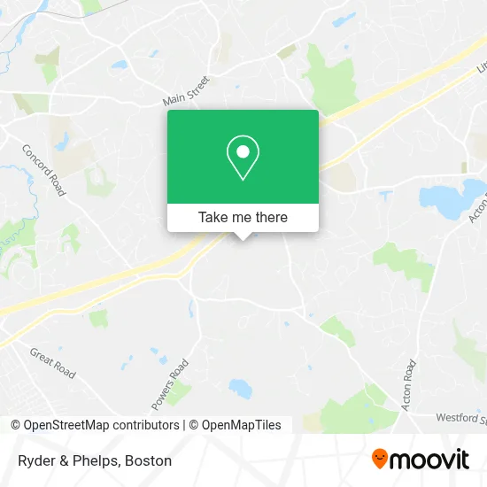 Ryder & Phelps map