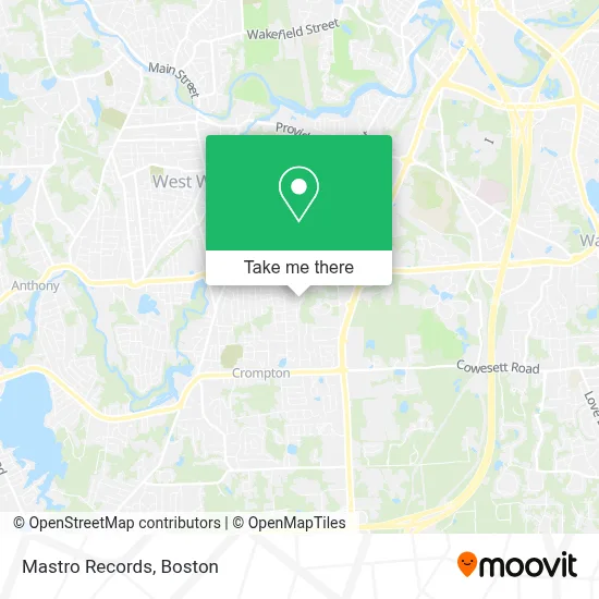 Mastro Records map