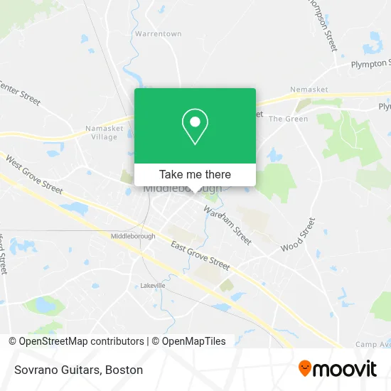 Sovrano Guitars map