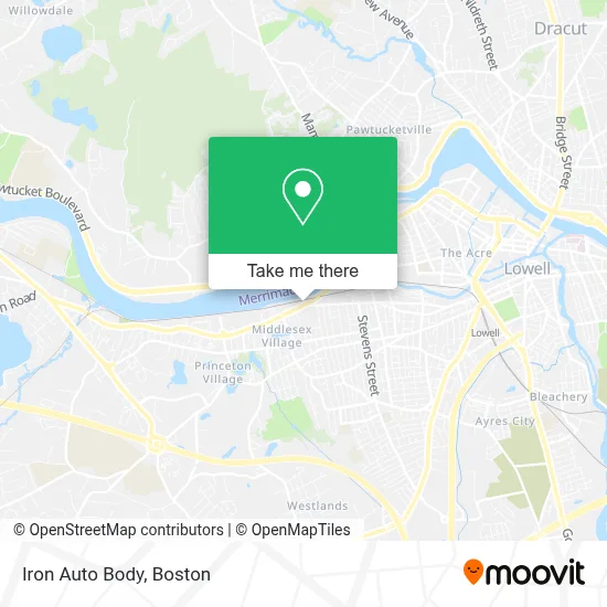 Iron Auto Body map