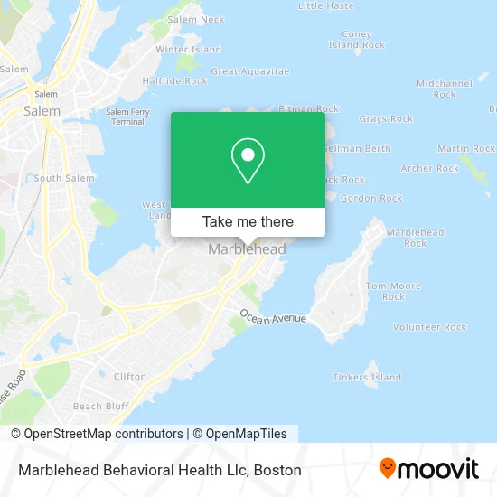 Marblehead Behavioral Health Llc map