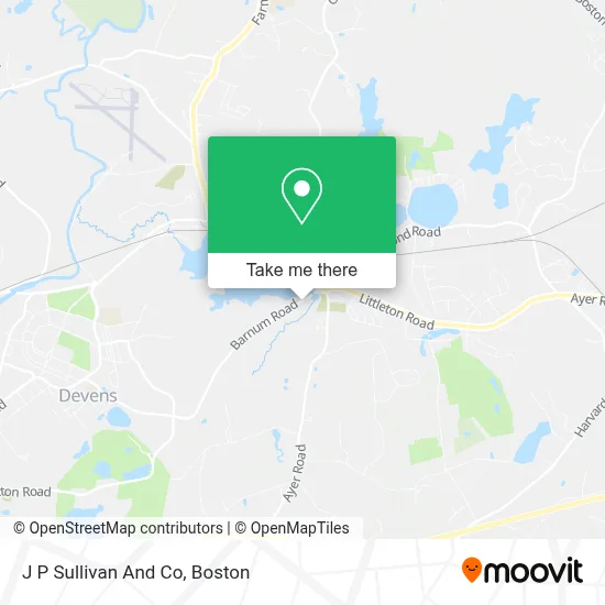 J P Sullivan And Co map