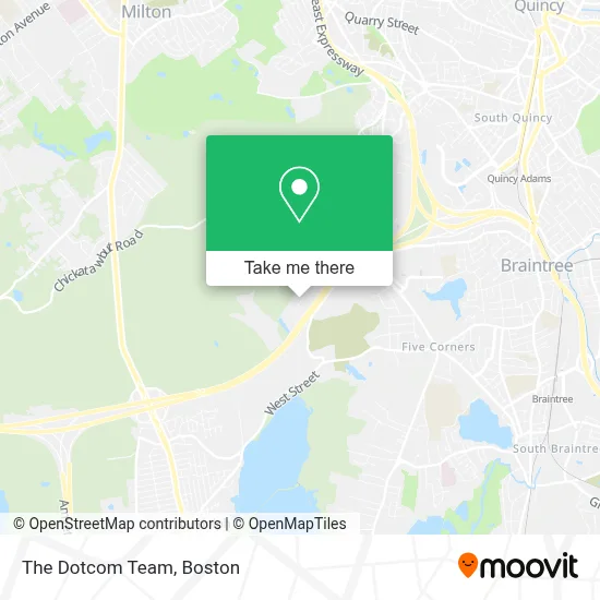 The Dotcom Team map