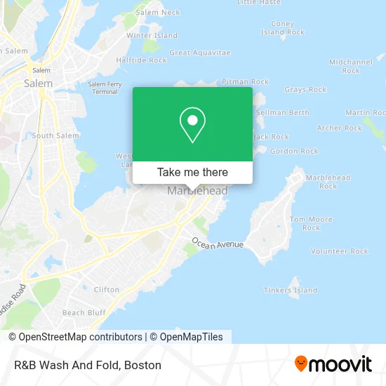 R&B Wash And Fold map