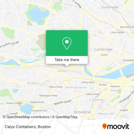 Calyx Containers map
