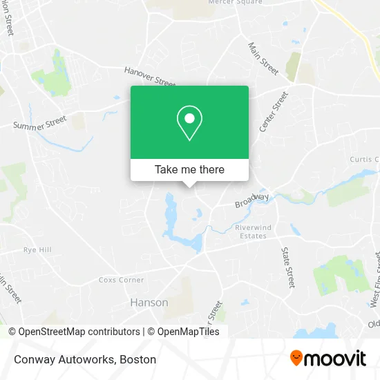 Conway Autoworks map