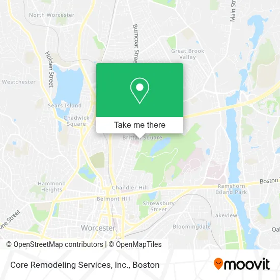Core Remodeling Services, Inc. map