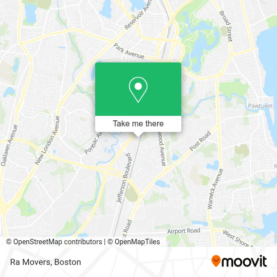 Ra Movers map