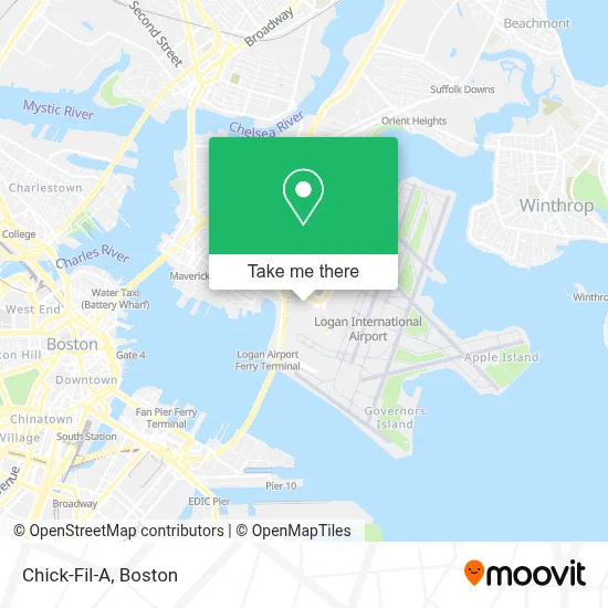Chick-Fil-A map