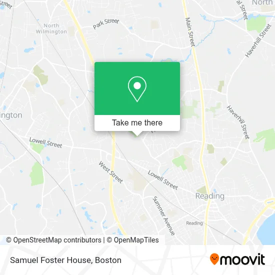 Samuel Foster House map
