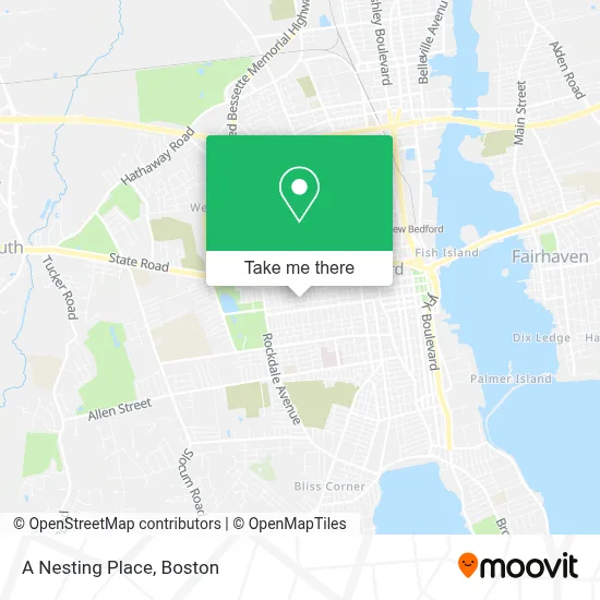 A Nesting Place map
