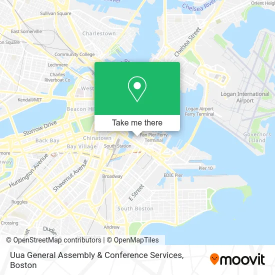 Uua General Assembly & Conference Services map
