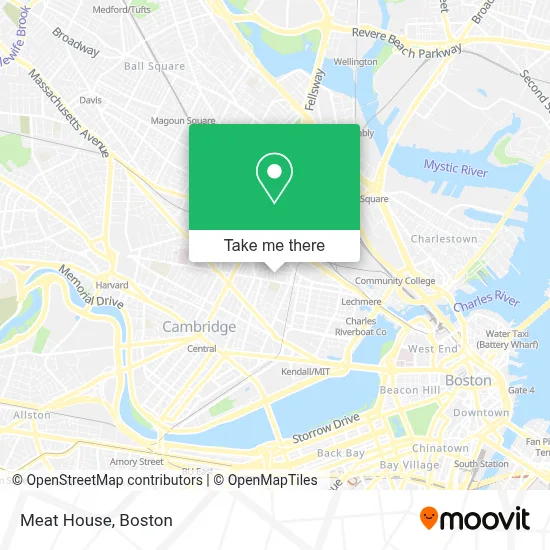 Meat House map