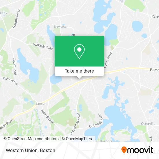 Western Union map