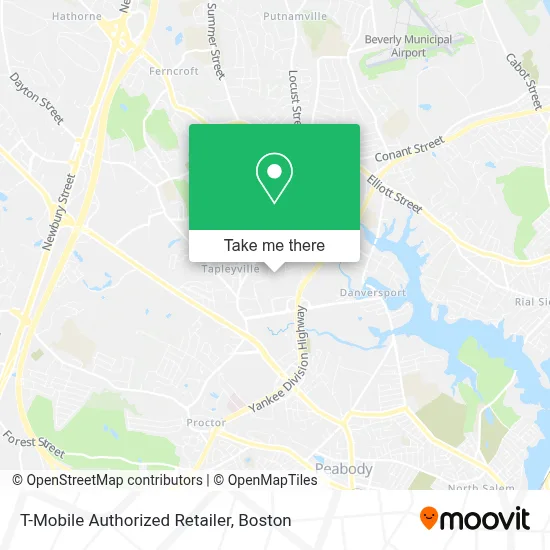 T-Mobile Authorized Retailer map