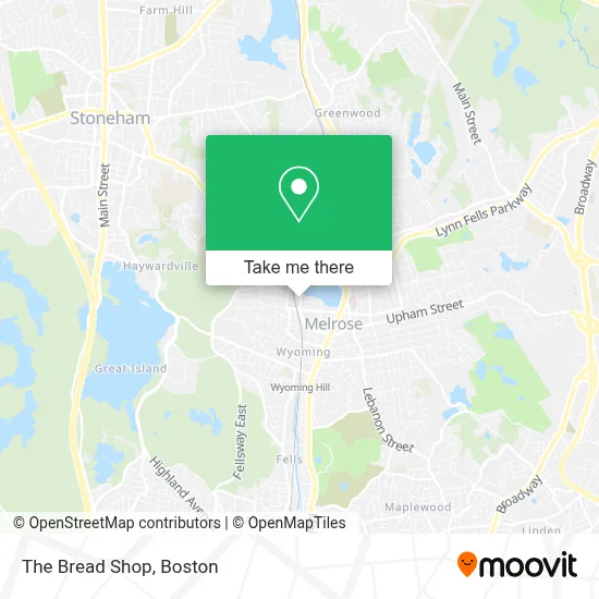 The Bread Shop map