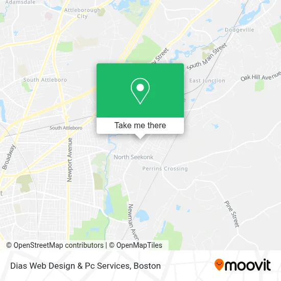 Dias Web Design & Pc Services map