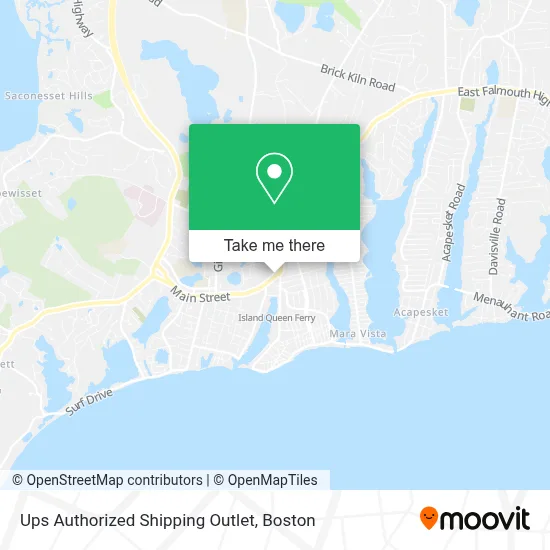 Ups Authorized Shipping Outlet map