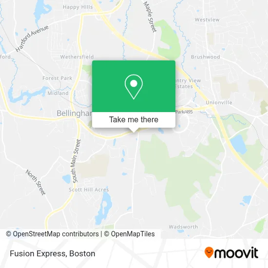 Fusion Express map