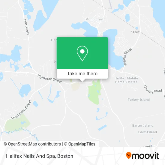 Halifax Nails And Spa map