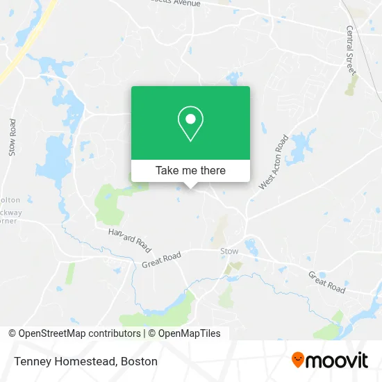 Tenney Homestead map