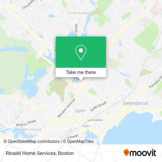 Rinaldi Home Services map