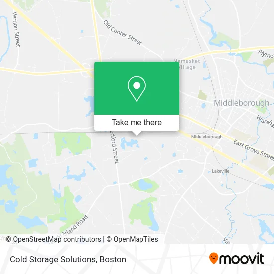 Cold Storage Solutions map