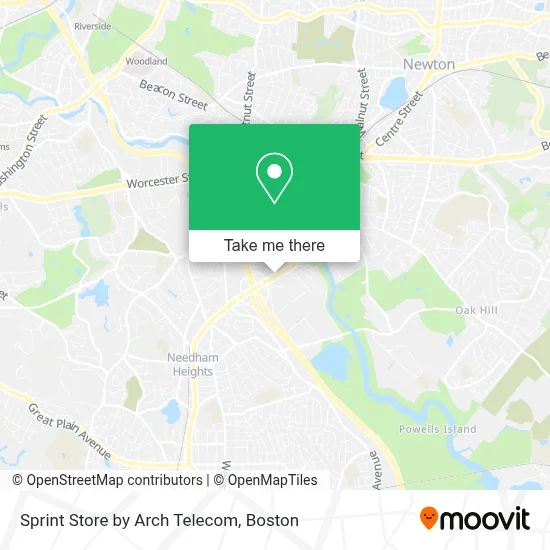 Sprint Store by Arch Telecom map