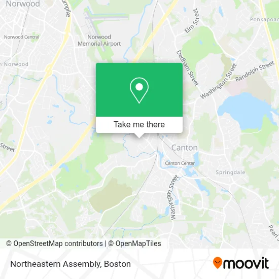 Northeastern Assembly map