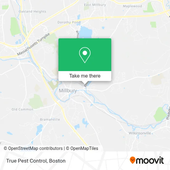 True Pest Control map