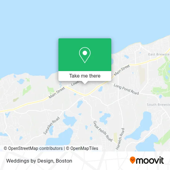 Weddings by Design map