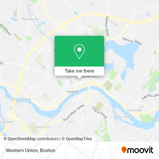 Western Union map