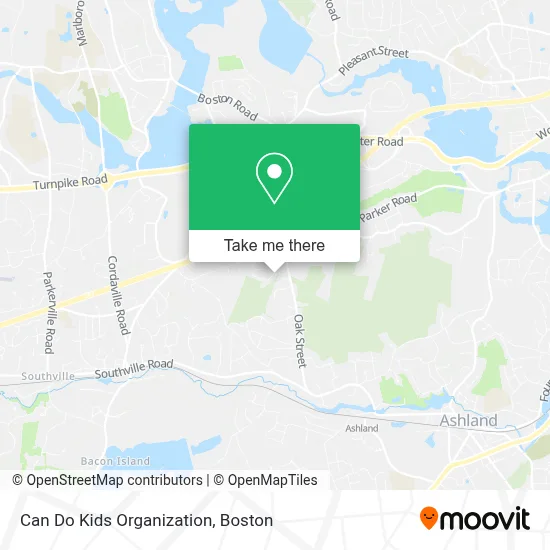 Can Do Kids Organization map
